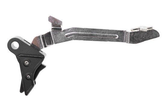 Polished DAT trigger for slimline 9mm GLOCK handguns, black.
